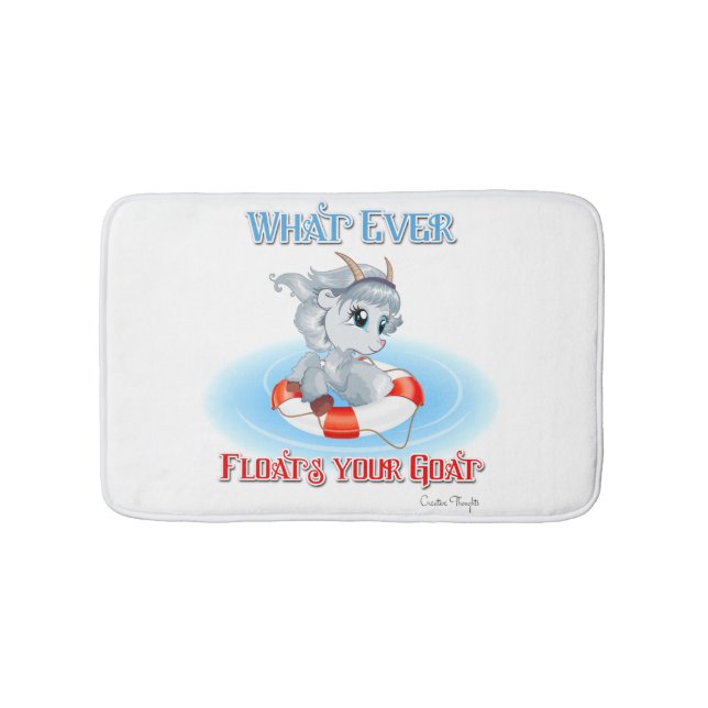 Tapis De Bain Quelle que soit la chèvre (Devant)