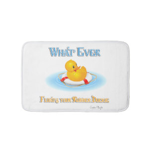 Tapis De Bain Quoi qu'il Flotte votre Duckie en caoutchouc