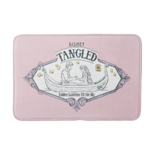 Tapis De Bain Rapunzel  Tangled Golden Lanterns remplir le ciel