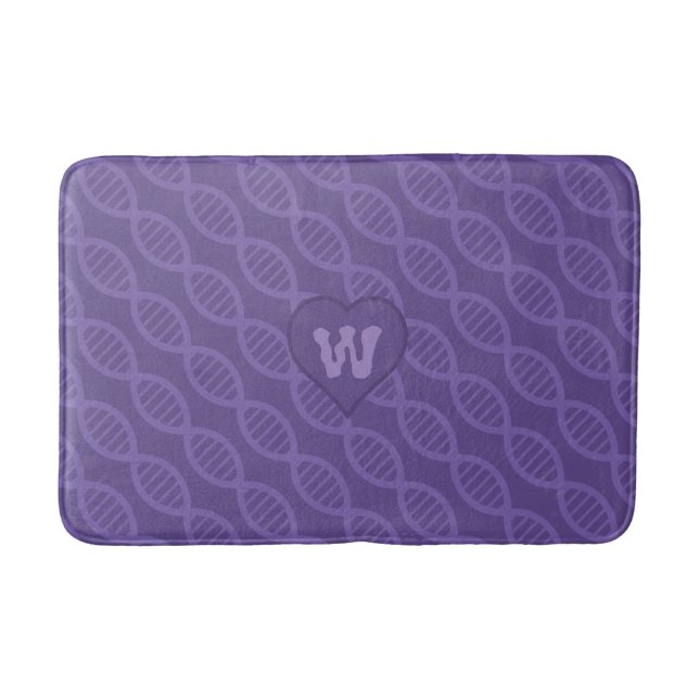 Tapis de bain rayures ADN (Devant)