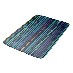 Tapis De Bain Rayures de paon