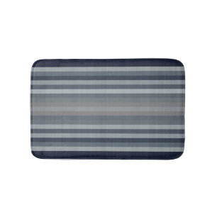 Tapis De Bain Rayures Navy