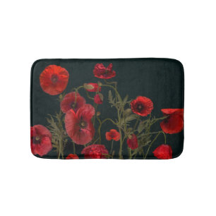 Tapis De Bain Red Poppies
