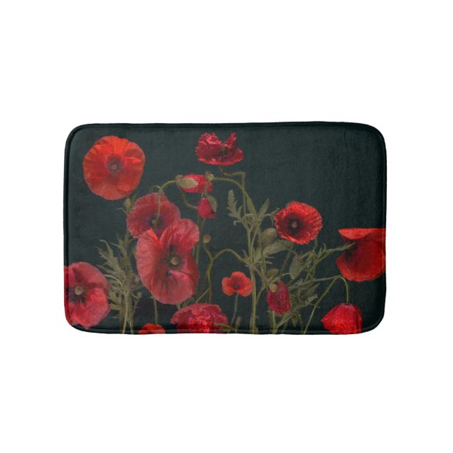 Tapis De Bain Red Poppies (Devant)