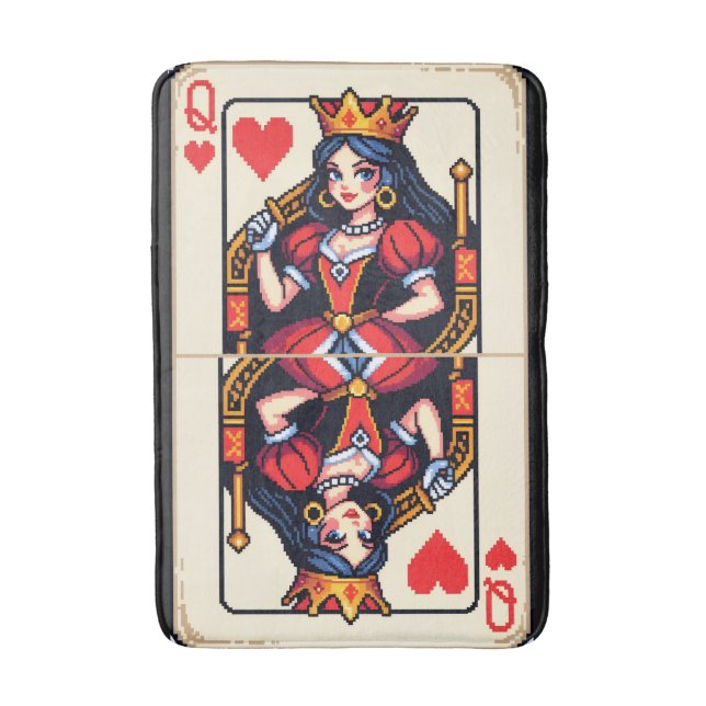 Tapis De Bain Reine des Coeurs (Devant (Vertical))
