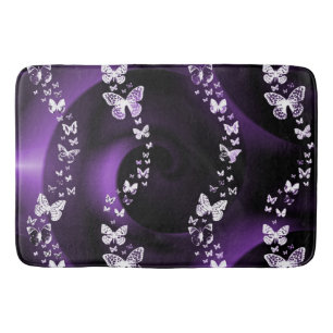 Tapis De Bain Remous pourpre de papillon