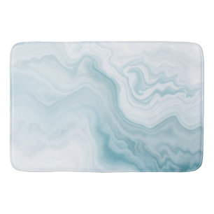 Tapis De Bain Rendu de mousse de mer Abstraite avec des torsades