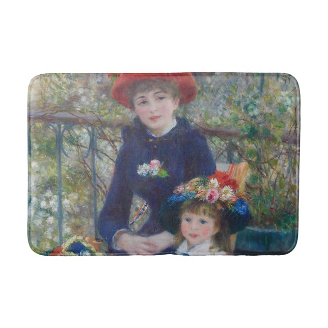 Tapis De Bain Renoir Deux Soeurs Terrasse Français Impressionnis (Devant)