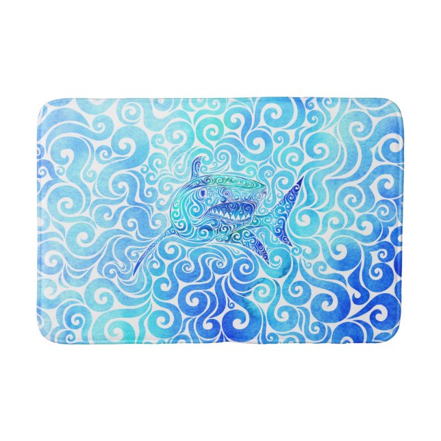 Tapis De Bain Requin tourbillonnant (Devant)