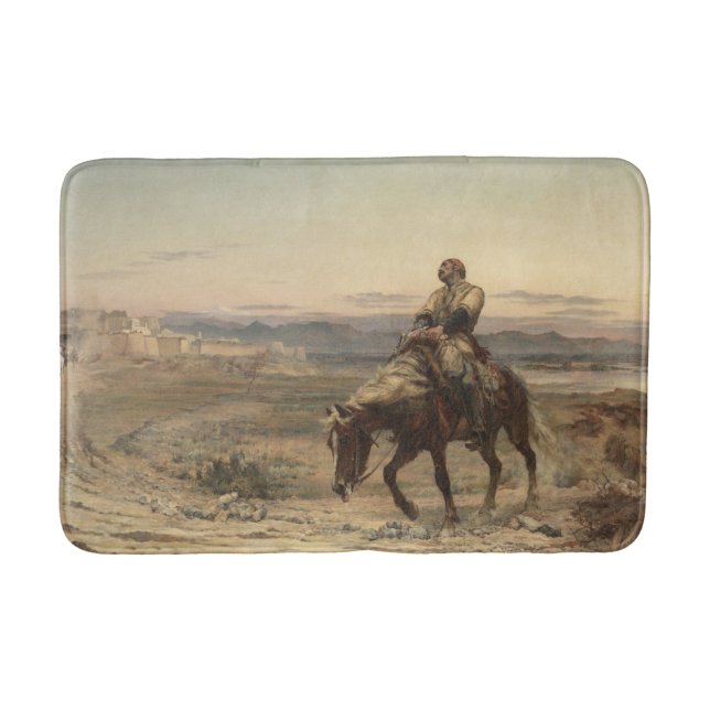 Tapis De Bain Restes d'une armée (par Elizabeth Thompson) (Devant)