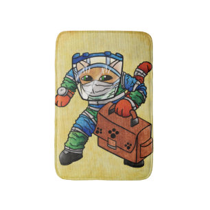 Tapis De Bain Restez en alerte Sécurité Cat