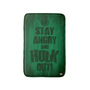 Tapis De Bain Restez En Colère Et Devenez Hulk