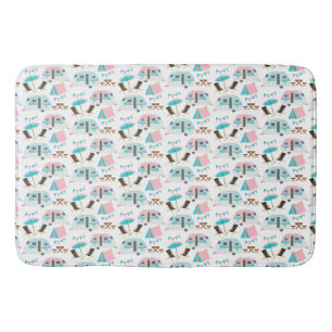 Tapis De Bain Retro Caravan Camping Cute