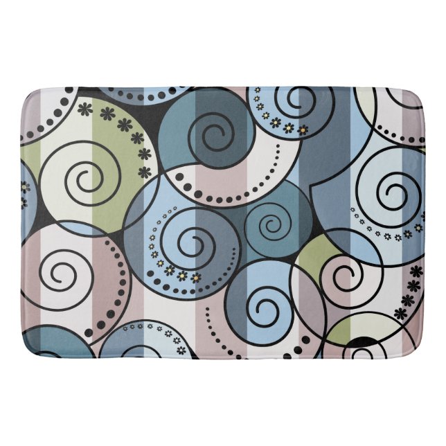 Tapis De Bain Rétro, espion (Devant)