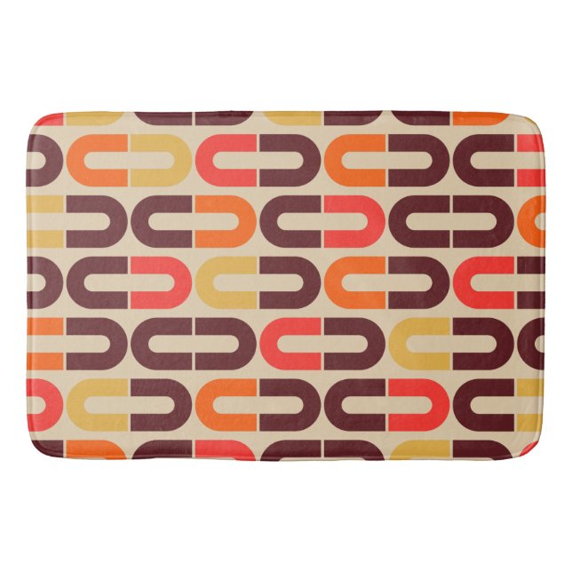Tapis De Bain retro et mod 60s les années 70 bain mat (Devant)