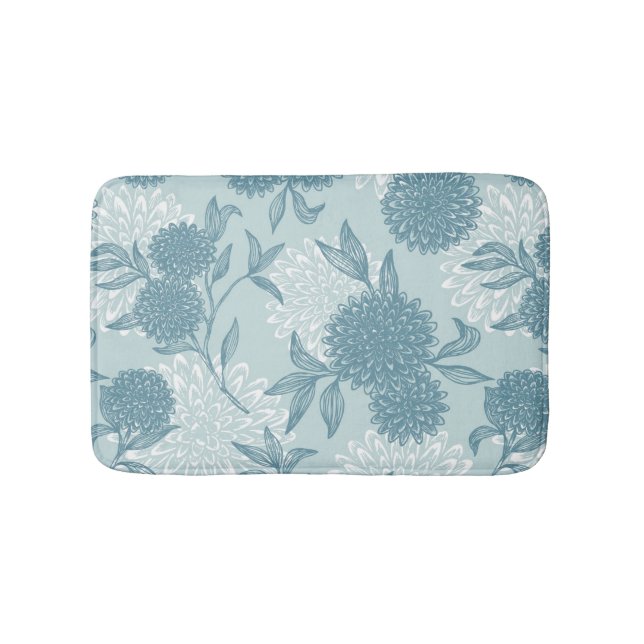 Tapis De Bain Rétro motif floral 2 2 (Devant)