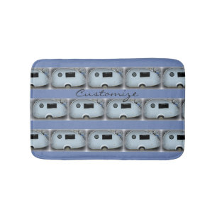 Tapis De Bain Rétros campeurs minuscules de caravane de larme