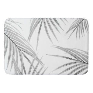 Tapis De Bain Rêve des Feuilles de palmiers gris mou #1 #tropica