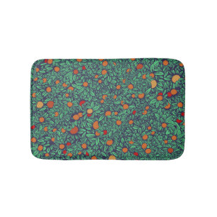 Tapis De Bain Rich Orchard : Vintage Tree Motif.