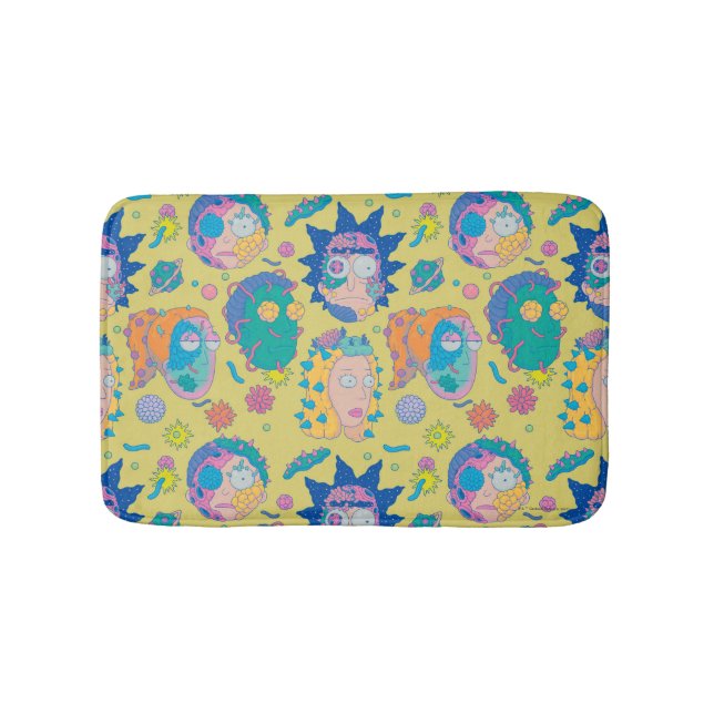 Tapis De Bain RICK ET MORTY™ | Motif de famille Smith infecté (Devant)