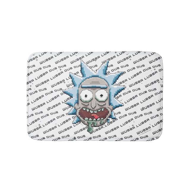 Tapis De Bain RICK ET MORTY™ | Pixelverse Tête de roulage (Devant)