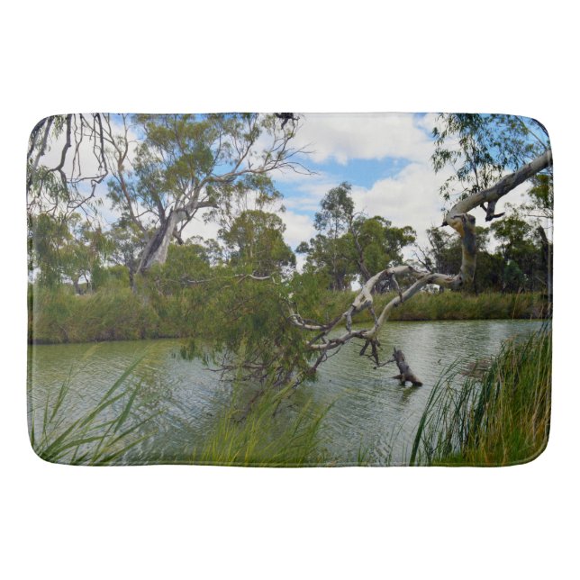 Tapis De Bain River Murray Australie, Branches des arbres, Bathm (Devant)