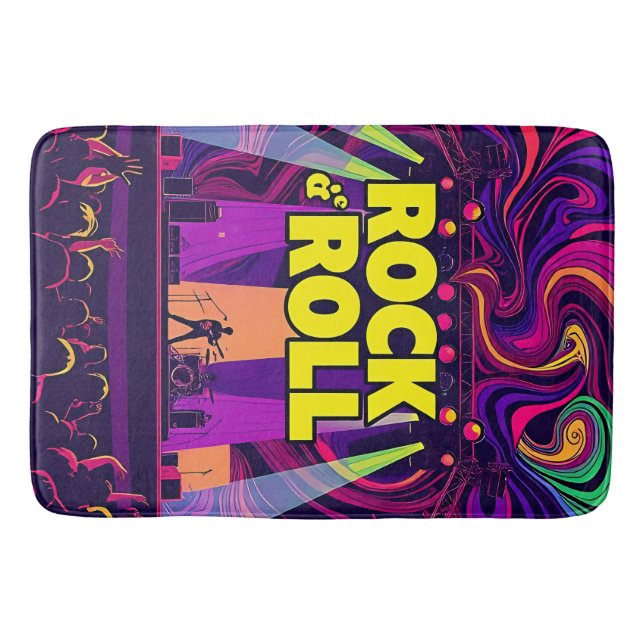 Tapis De Bain Rock n Roll Concert Stage (Devant)