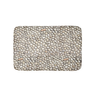 Tapis De Bain Rocks Stones Cobblestone Pathway Nature Photograph