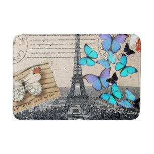 Tapis De Bain romantique france voyage paris tour eiffel