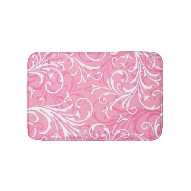 Tapis de bain rose (Devant)