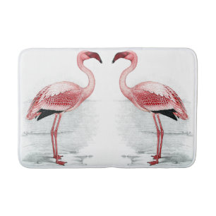 Tapis de bain rose de Flamants roses du PARC 2 de