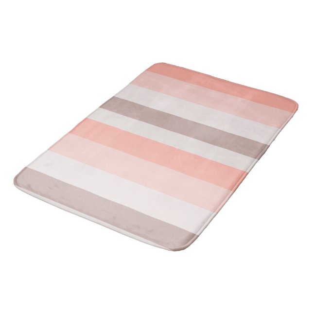 Tapis De Bain Rose doux (Angle)