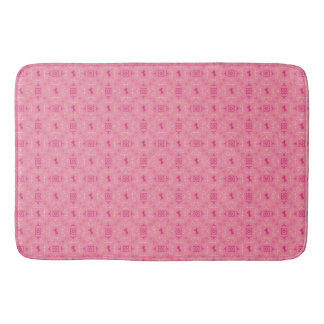 Tapis de bain rose lugubre Cowgirl Bandana Chevaux