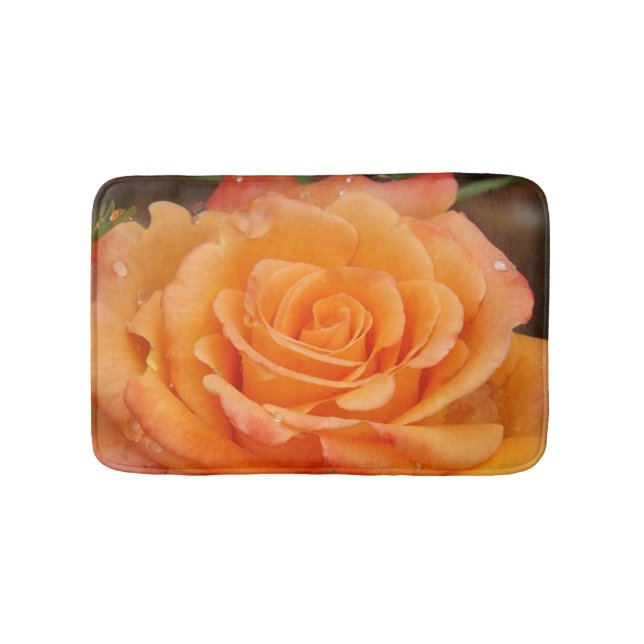 Tapis de bain rose orange (Devant)