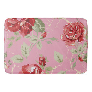 Tapis De Bain Rose rouge cerise