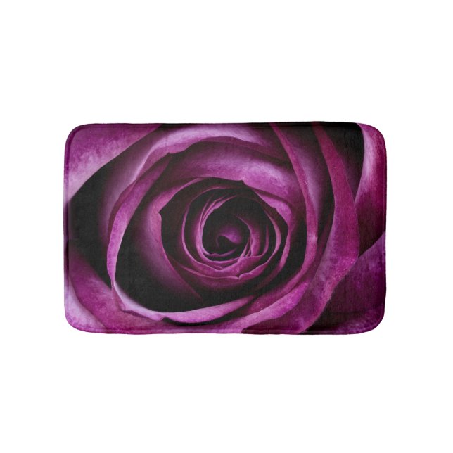 Tapis De Bain Rose Violet Foncé (Devant)