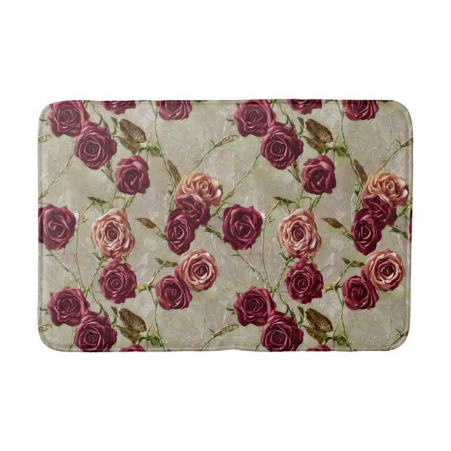 Tapis De Bain Roses Anciennes (Devant)