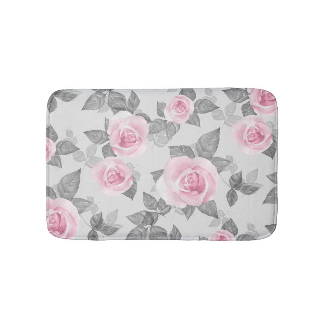 Tapis De Bain Roses délicats 1 (Devant)