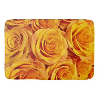 Tapis De Bain Roses jaunes vibrants