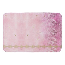 Roses roses roses Grunge Damask - Bain Mat