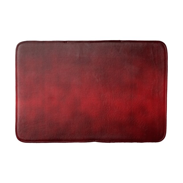 Tapis De Bain Rouge Artsy Gothique Ombre (Devant)
