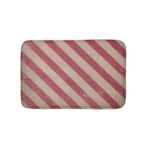 tapis de bain rouge de Noël de sucre de canne de