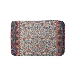 Tapis De Bain Rouge pourpre rose perse