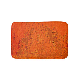 Tapis De Bain Rouille vintage : vieille surface texturée