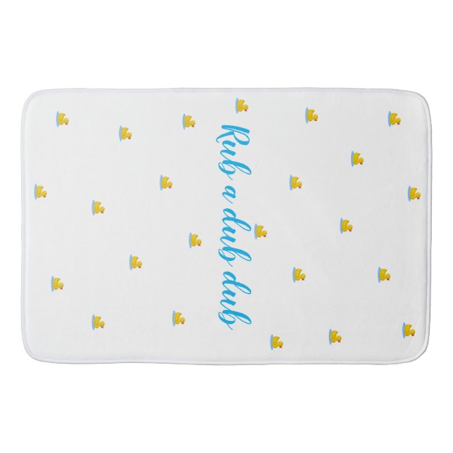 Tapis De Bain Rub A Dub Dub Bath Mat (Devant)