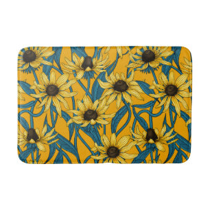 Tapis De Bain Rudbekia jaune