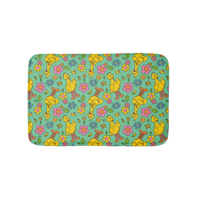 Tapis De Bain Rue Sésame | Big Bird & Little Bird Motif (Devant)