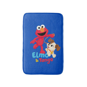 Tapis De Bain Rue Sésame   Elmo & Tango Running