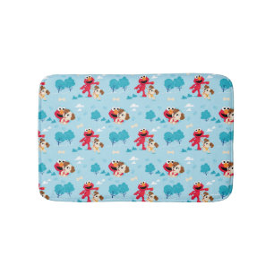 Tapis De Bain Rue Sésame   Motif Elmo & Tango