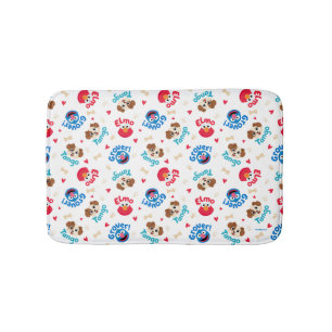 Tapis De Bain Rue Sésame Tango, Elmo et Motif Grover